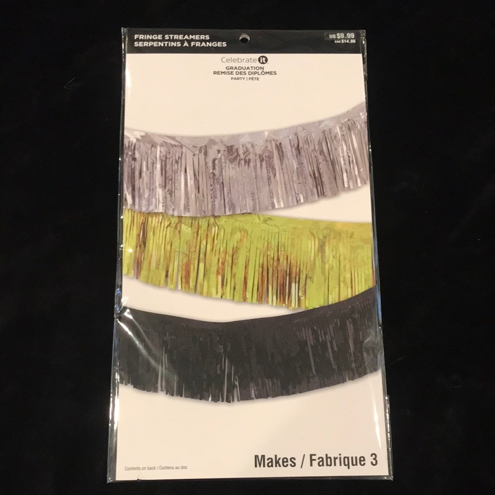 Brand new Celebrate it Graduation Fringe Streamers